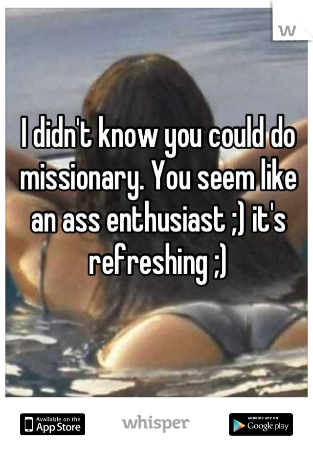Missionary Ass